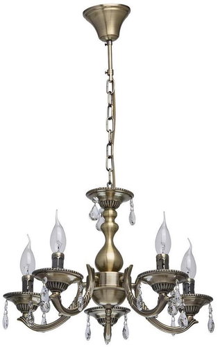 MW-LIGHT - Chandelier on a Chain CLASSIC 5xE14/60W/230V - Chandelier - Main image