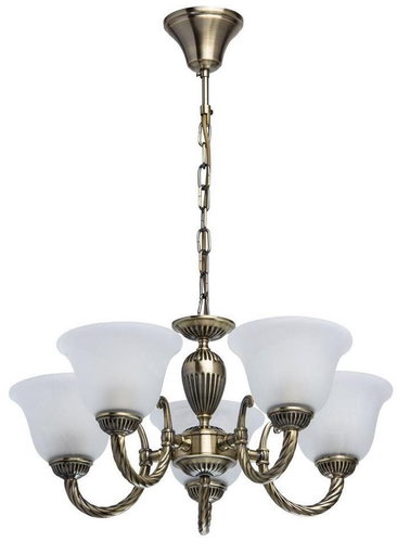 MW-LIGHT - Lustr na řetězu EDINBURG 5xE27/60W/230V - Lustr - Hlavní obrázek