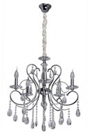 MW-LIGHT - Crystal Chandelier on Chain ADELE 5xE14/40W/230V - Chandelier
