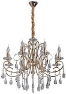 MW-LIGHT - Crystal Chandelier on Chain ADELE 8xE14/40W/230V - Chandelier