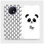 Flip case for Xiaomi Redmi Note 9T 5G - M030P Panda Amálka - Phone Cover