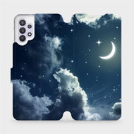 Flip case for Samsung Galaxy A32 5G - V145P Night sky with moon - Phone Cover