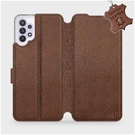 Leather flip case Samsung Galaxy A32 5G - Brown - Brown Leather - Phone Cover