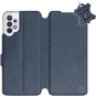 Phone Cover Leather flip case Samsung Galaxy A32 5G - Blue - Blue Leather - Kryt na mobil
