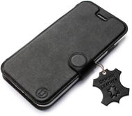 Mobiwear kožené flip pouzdro pro Samsung Galaxy A52s 5G / Galaxy A52 5G - Černé - Pouzdro na mobil