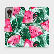 Flip case for Samsung Galaxy Xcover 5 - MC08S Melon and leaves - Phone Cover