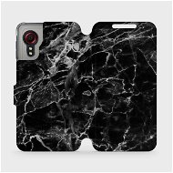 Phone Cover Flip case for Samsung Galaxy Xcover 5 - V056P Black Marble - Kryt na mobil
