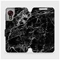 Phone Cover Flip case for Samsung Galaxy Xcover 5 - V056P Black Marble - Kryt na mobil