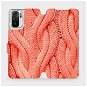 Flip case for Xiaomi Redmi Note 10 - MK02S Orange sweater pattern - Phone Cover
