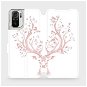 Flip case for Xiaomi Redmi Note 10S - M007S Pink deer - Phone Cover