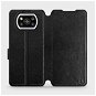 Flip case for Xiaomi Poco X3 Pro in Black&Gray with grey interior - Phone Cover