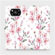 Flip mobile phone case Xiaomi Poco X3 Pro - M124S Pink flowers - Phone Cover