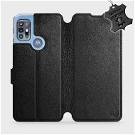Leather flip case for Motorola Moto G20 - Black - Black Leather - Phone Cover