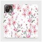 Flip case for Xiaomi Mi 11 Lite LTE / 5G - M124S Pink flowers - Phone Cover