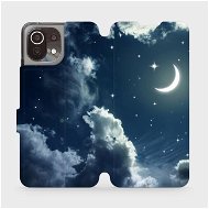 Flip case for Xiaomi Mi 11 Lite LTE / 5G - V145P Night sky with moon - Phone Cover