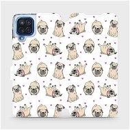 Phone Cover Flip case for Samsung Galaxy M12 - M097P Pugs - Kryt na mobil