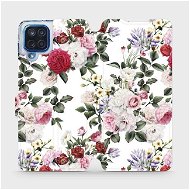 Flip case for Samsung Galaxy M12 - MD01S Rose on white - Phone Cover