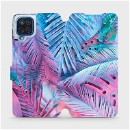 Flip case for Samsung Galaxy M12 - MG10S Purple and blue leaves - Phone Cover