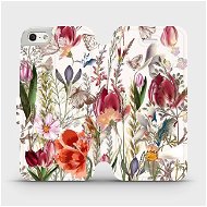 Phone Cover Flip case for Apple iPhone SE / iPhone 5 / iPhone 5S - MP01S Blossoming Meadow - Kryt na mobil