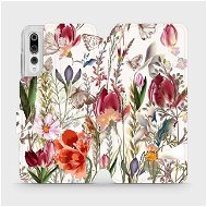 Phone Cover Flip mobile phone case Huawei P20 Pro - MP01S Blooming meadow - Kryt na mobil