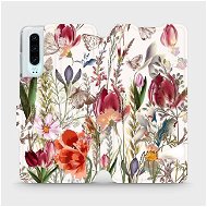Flip case for mobile Huawei P30 - MP01S Blooming meadow - Phone Cover