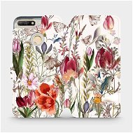 Phone Cover Flip mobile phone case Huawei Y6 Prime 2018 - MP01S Blooming meadow - Kryt na mobil