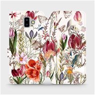 Phone Cover Flip case for Samsung Galaxy J6 Plus 2018 - MP01S Blossoming meadow - Kryt na mobil
