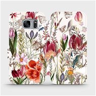 Phone Cover Flip case for Samsung Galaxy S7 Edge - MP01S Blossoming meadow - Kryt na mobil