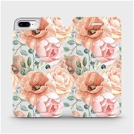 Flip puzdro na mobil Apple iPhone 7 Plus – MP02S Pastelové kvety - Kryt na mobil