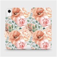 Flip puzdro na mobil Apple iPhone XR – MP02S Pastelové kvety - Kryt na mobil
