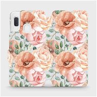 Flip puzdro na mobil Samsung Galaxy A20e – MP02S Pastelové kvety - Kryt na mobil