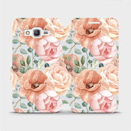 Flip mobile phone case Samsung Galaxy Grand Prime - MP02S Pastel flowers - Phone Cover