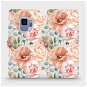 Kryt na mobil Flip puzdro na mobil Samsung Galaxy S9 – MP02S Pastelové kvety - Kryt na mobil