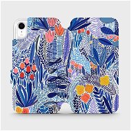 Flip case for Apple iPhone XR - MP03P Blue flower - Phone Cover