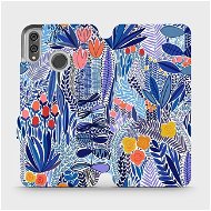 Flip case for Honor 8X - MP03P Blue flower - Phone Cover