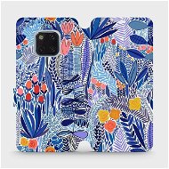 Flip mobile phone case Huawei Mate 20 Pro - MP03P Blue flower - Phone Cover