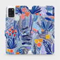 Flip case for Samsung Galaxy A21S - MP03P Blue flower - Phone Cover