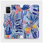 Flip case for Samsung Galaxy A51 - MP03P Blue flower - Phone Cover