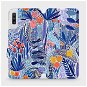 Phone Cover Flip case for Samsung Galaxy A70 - MP03P Blue flower - Kryt na mobil