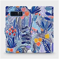 Flip case for Samsung Galaxy Note 8 - MP03P Blue flower - Phone Cover