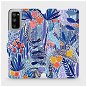 Flip pouzdro na mobil Samsung Galaxy S20 FE - MP03P Modrá květena - Kryt na mobil
