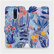 Flip case for Xiaomi Redmi 8 - MP03P Blue flower - Phone Cover