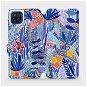 Phone Cover Flip case for Samsung Galaxy M12 - MP03P Blue flower - Kryt na mobil