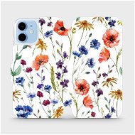 Flip puzdro na mobil Apple iPhone 12 Mini – MP04S Lúčne kvety - Kryt na mobil
