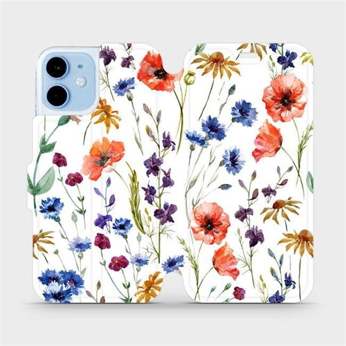 Mobiwear Flip mobile phone case Apple iPhone 12 Mini - MP04S Meadow Flower - Phone Cover - Main image
