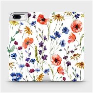 Flip puzdro na mobil Apple iPhone 8 Plus – MP04S Lúčne kvety - Kryt na mobil