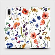 Flip puzdro na mobil Samsung Galaxy A40 – MP04S Lúčne kvety - Kryt na mobil