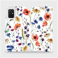 Flip puzdro na mobil Samsung Galaxy A51 – MP04S Lúčne kvety - Kryt na mobil