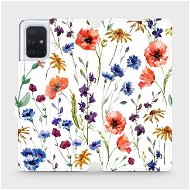 Flip puzdro na mobil Samsung Galaxy A71 – MP04S Lúčne kvety - Kryt na mobil
