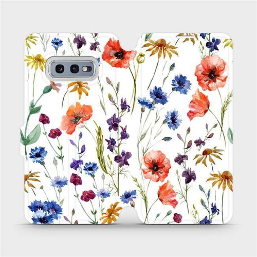 Mobiwear Flip case for Samsung Galaxy S10e - MP04S Meadow Flower - Phone Cover - Main image